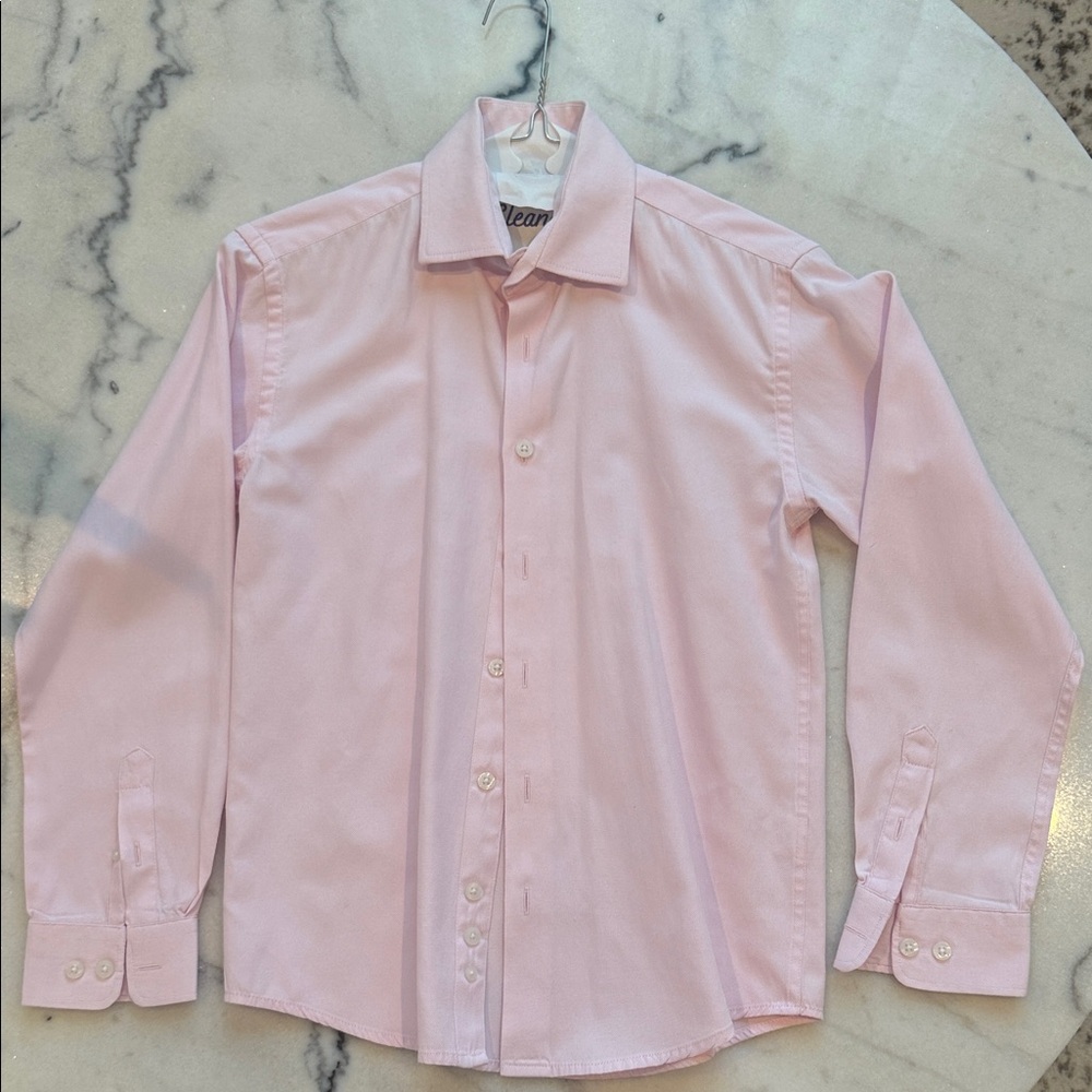 Boys Pink Dress Shirt